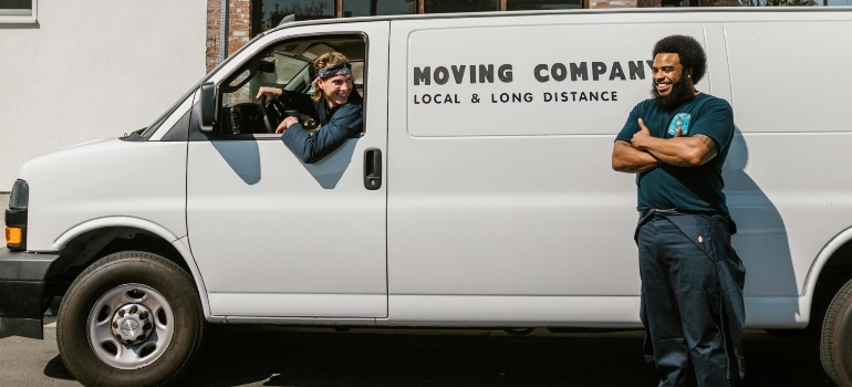 Professional and reliable movers during a residential move.